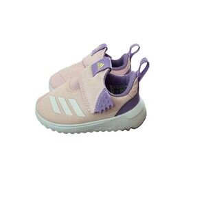adidas Pink Purple Suru365 Training Slip-On Baby Toddler Shoes Strap Size 5K